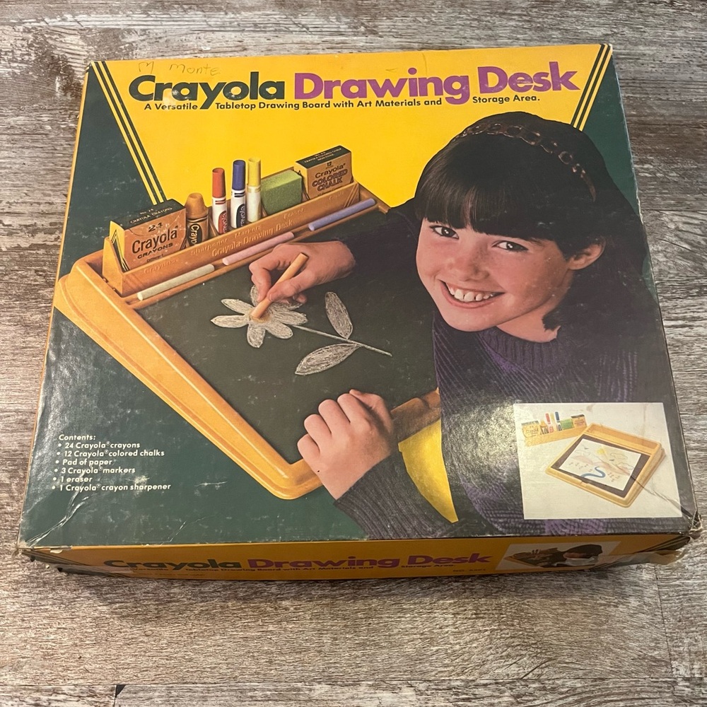 Crayola Tabletop Drawing Desk with Art Supplies